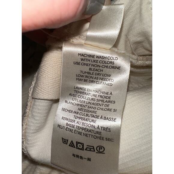 Pilcro Women’s Slim Boyfriend Corduroy Jeans Cream Size 31 - Picture 8 of 8